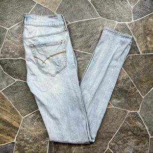 Bullhead Black Skinniest Distressed Jeans